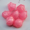 Factory Price 17*25mm Solid Opaque Plastic Stone Beads Acrylic Vase Fillers Table Confetti Scatters