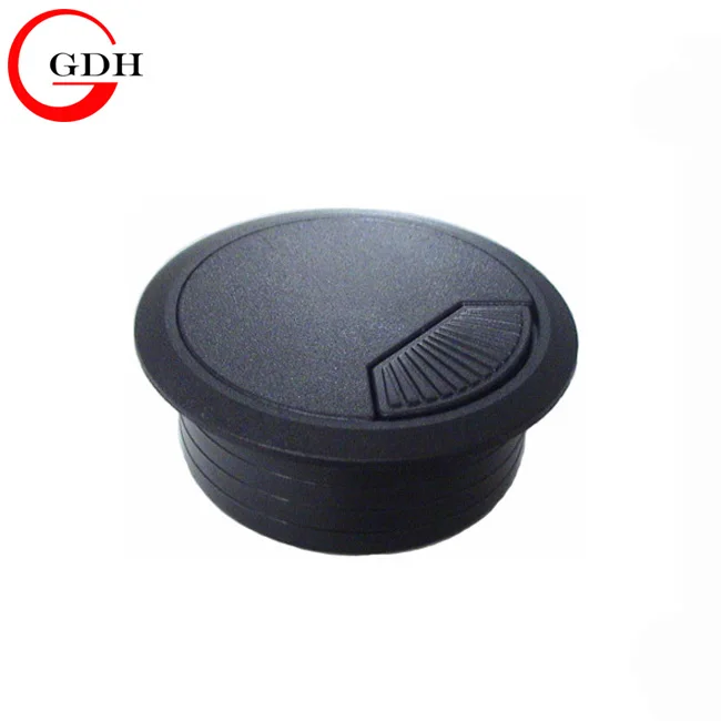 Round Plastic Computer Office Desk Cable Grommet Buy Cable