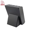 Highly Textured Black Color Wooden Block for 5pcs Knife