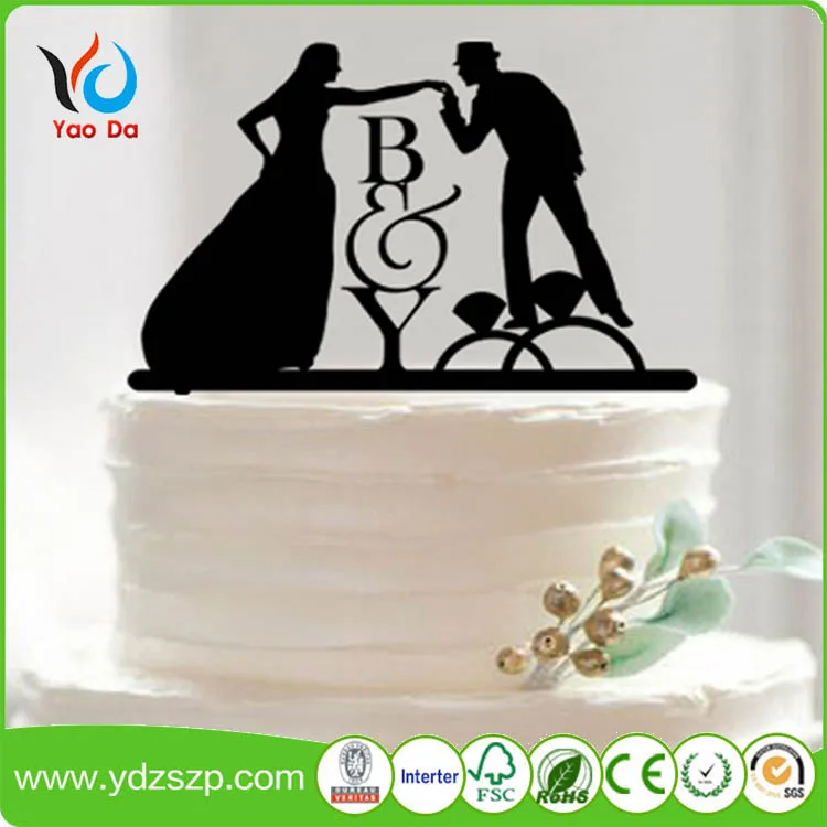 463opher Topper De Mariee Enceinte Avec Mariage Denfant Silhouette Gateau Topper Silhouette Et Le Marie Acrilyc Cake Topper Cake Topper Mariage Cuisine Maison Patisserie