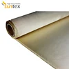 Yellow high silica cloth for welding blanket and fire insulation