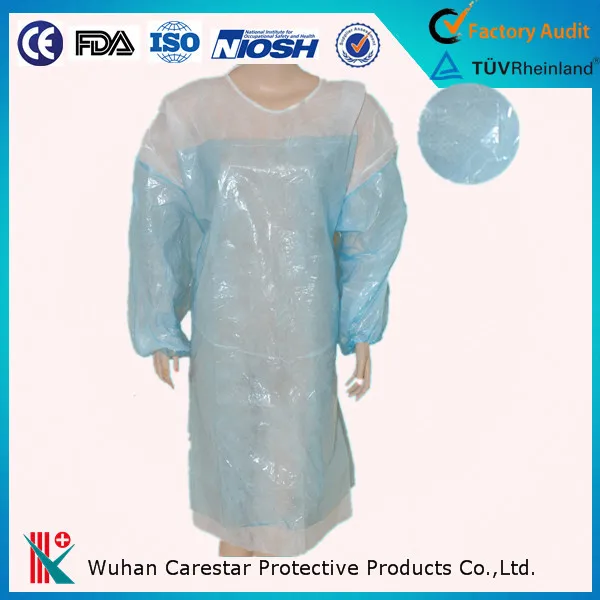 Cpe Gown,Cpe Gown Disposable Downs Plastic Gown,Cpe Isolation Gown With ...