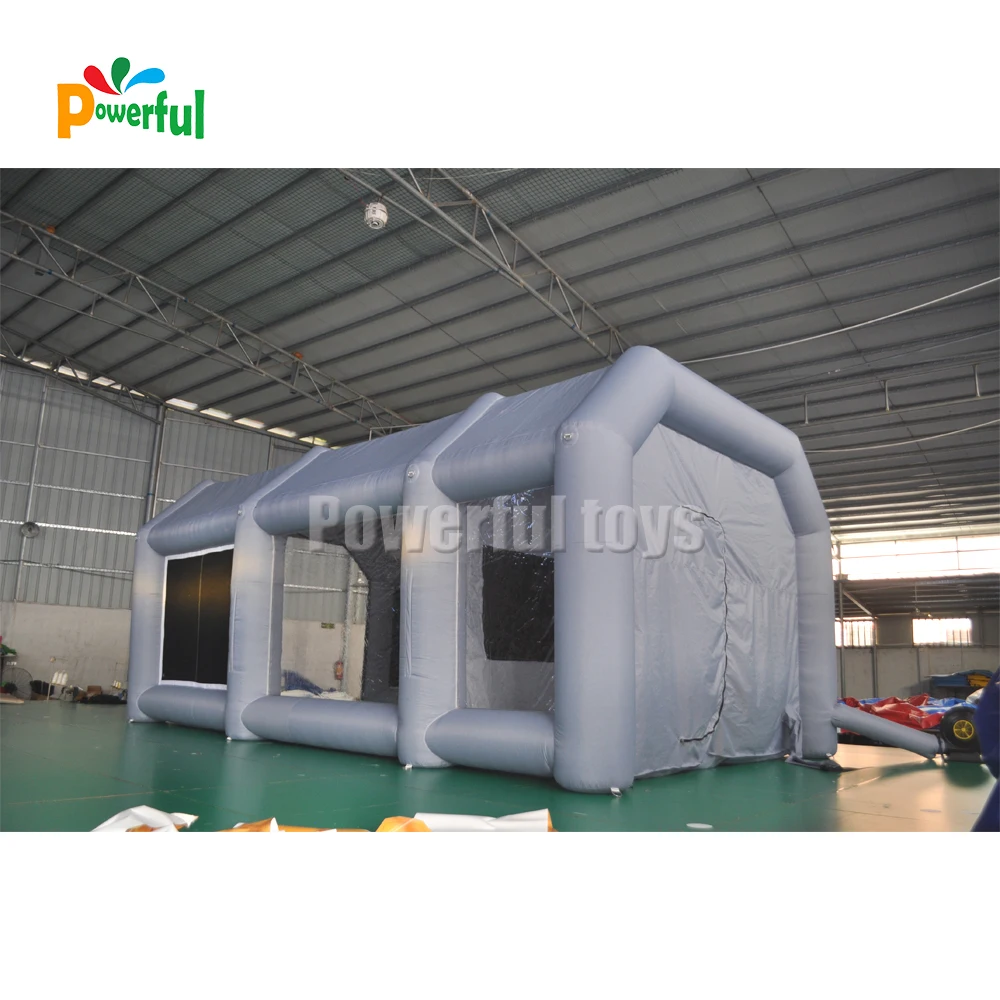 Tente De Peinture Gonflable Kangten - Cabine De Pulvérisation Portable 4x2.5x2.2m Pour Voiture, Bateau Et Extérieur