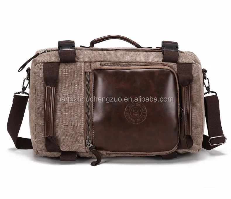 Hot Sale Waterproof OEM Camping Backpack,CZB-0003B Double shoulder computer bag outdoor leisure sports bag canvas bag