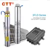 stainless steel 304 high max flow solar pump system submersible solar energy pump irrigation solar water pumps for wells