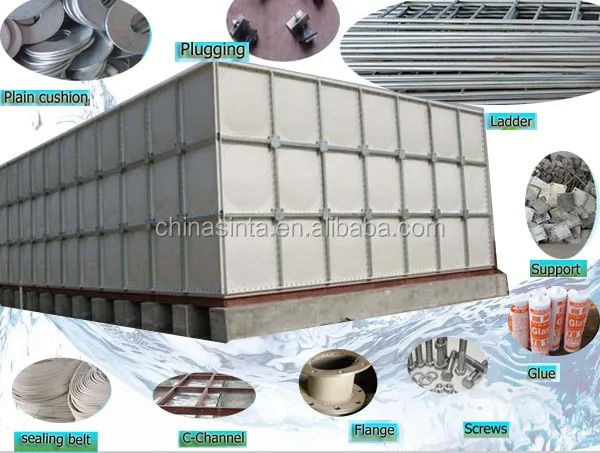 300m3 Galvanized steel water storage tank