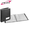 A4 Plastisc Display Book 20 Pockets Black Over Presentation Folder For Clear Inner Pages