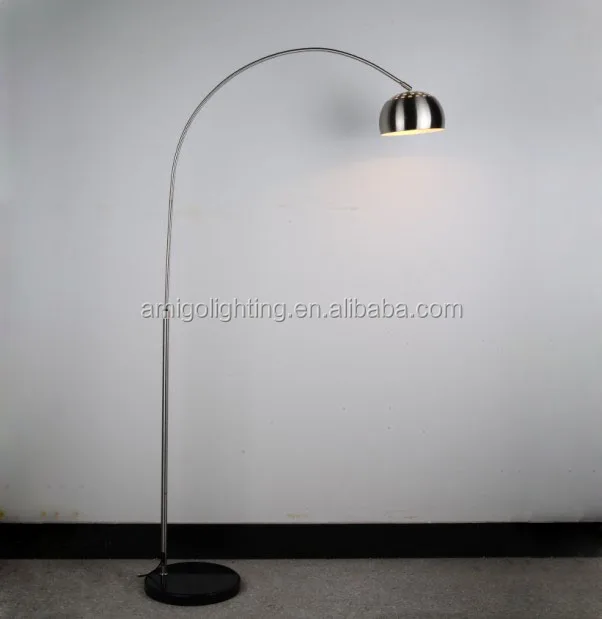 Stainless Steel Modern Arc Floor Lamp With Marble Base Yf02m Buy