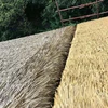 Synthetic Decoration Aluminum Simulation Thatch For Garden / Cottage / Park