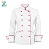 Custom-order hotel Fashion buckle design chef uniform