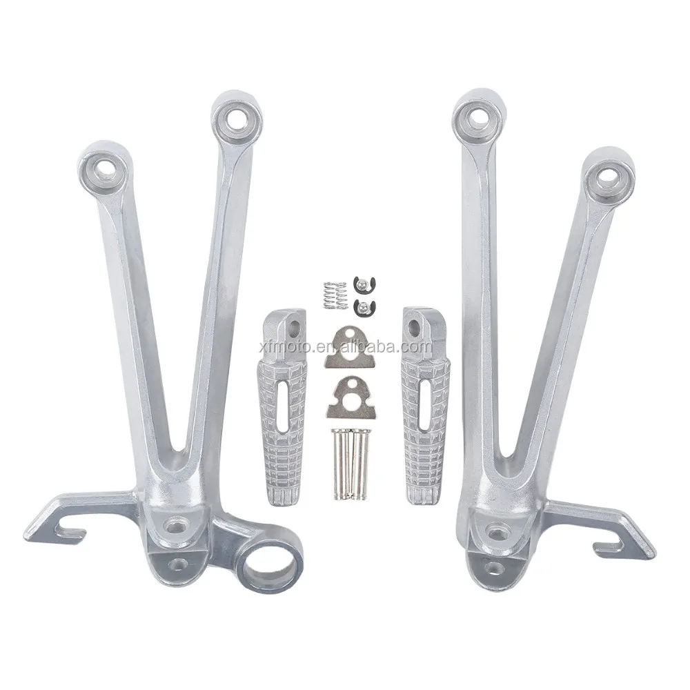 New Rear Passenger Foot Rest Pegs Brackets For Suzuki Gsxr 1000 2005