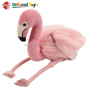 stuffed flamingo toy