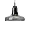 Contemprary style modern elegance smoke gray milk white transparent glass opera suspension pendant lamp with GU10 LED light