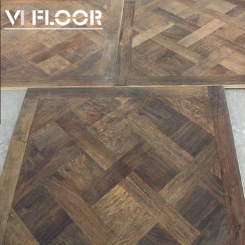 French Oak Versailles Real Wood Parquet Flooring Multilayer Engineered