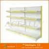 back net backplane style double/single gondola supermarket shelves dimensions