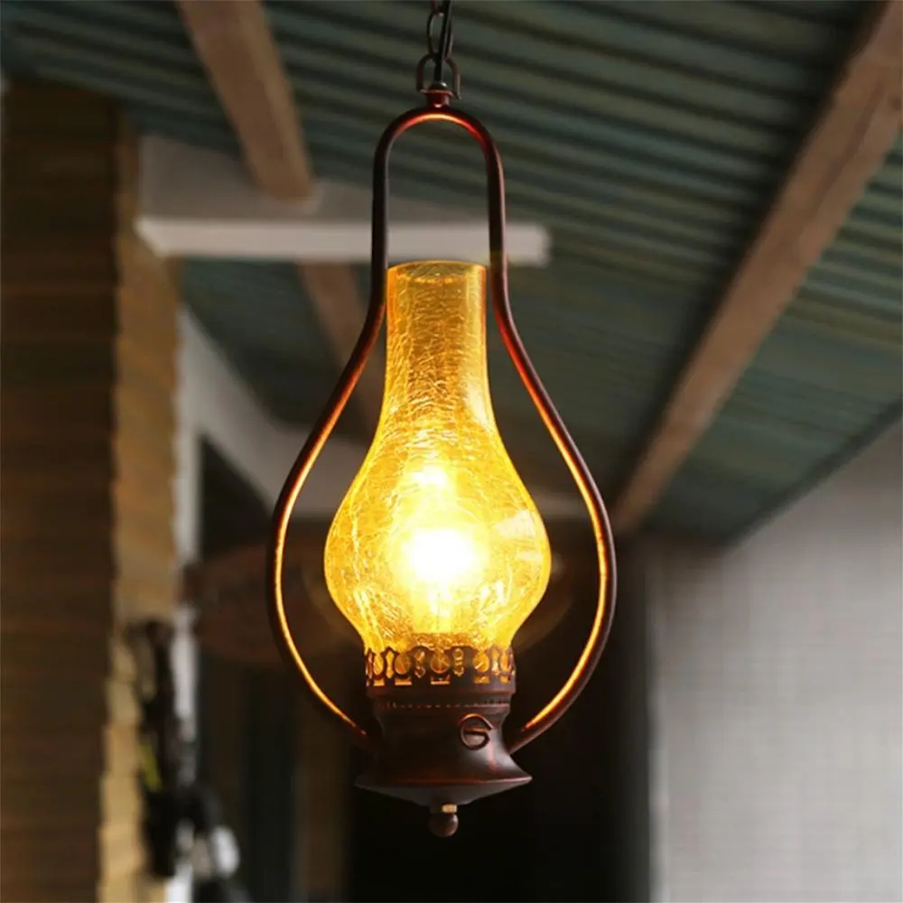 GAO LGDT Retro chandeliers, industrial tea floor lamp, the classic old chandeliers 20CM 98CM
