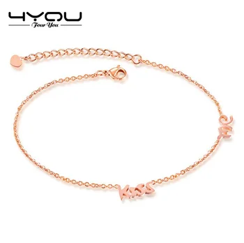 rose gold anklet