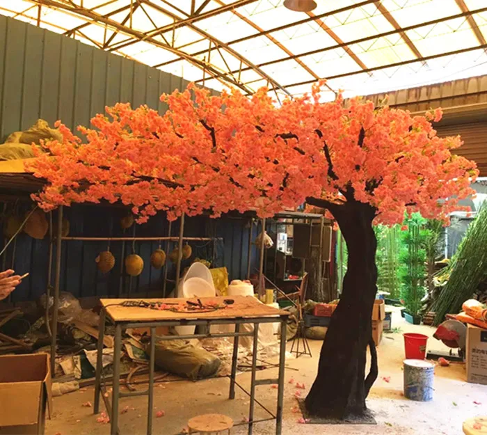 Giant Restaurant Hall Tree Imitation Indoor Big Artificial Flower Tree
