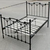 Home furniture/hand forged/painting /king size wrought metal bed designs for home,hotel