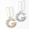 High Polish CC For Women jewelry CZ Custom Hoop Earrings