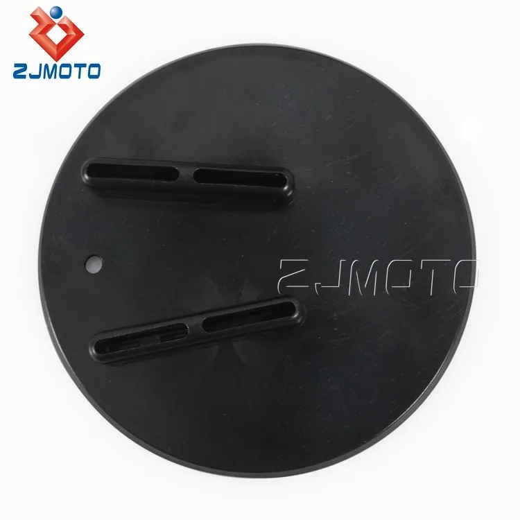 Universal Black Motorcycle Kickstand Pad Puck For Harley Honda Kawasaki