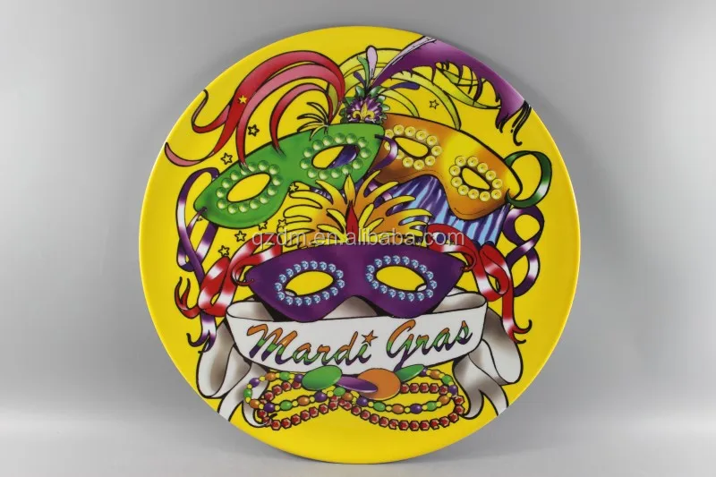 Custom Print Melamine Big Plate , Party Dishes