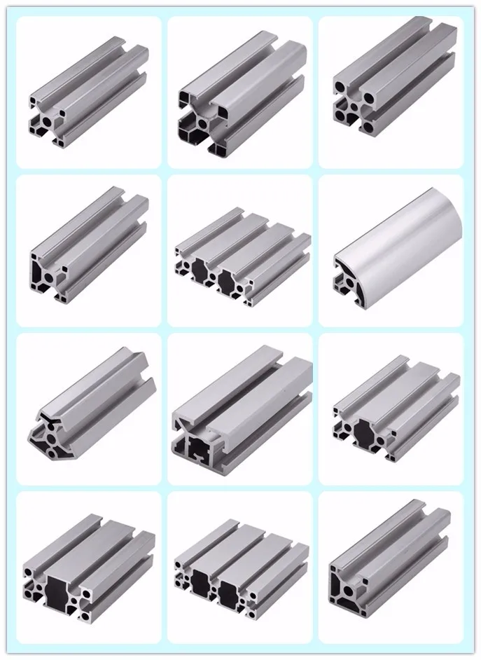 6063 T5 Aluminium 20x20 V Slot T Shape Extrusion Profile