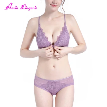 lavender bra and panty set