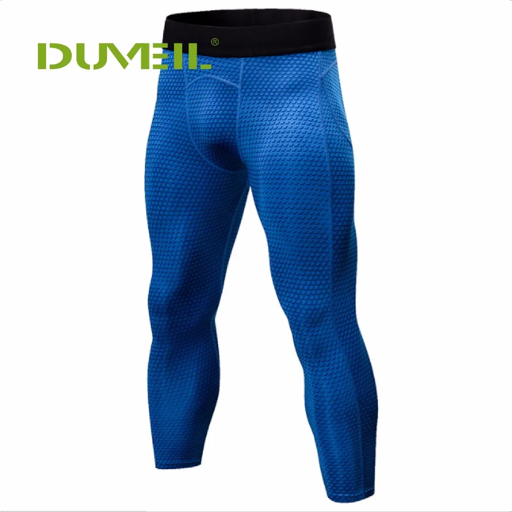 Duveil Male Compression Pants Men's 3d Threedimensional Printing Pro