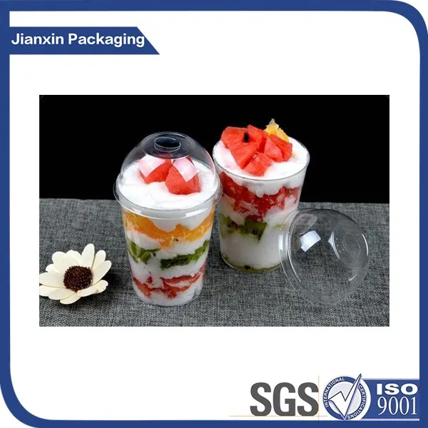 Disposable Clear Iced Plastic Yoghurt Cup With Lid Buy Yoghurt Cup