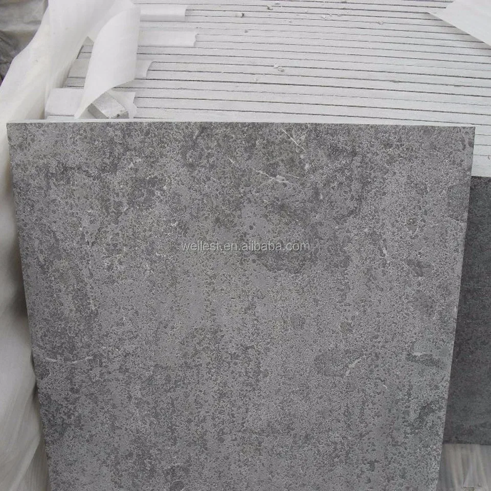 Azulejo De Pavimentadora De Piedra Caliza Color Azul Y Gris A Precio De Fabrica Para Terraza De Patio Y Suelo Exterior Buy Piedra Caliza Azul Piedra Caliza Gris Pavimentadora De Piedra Caliza Product On Alibaba Com