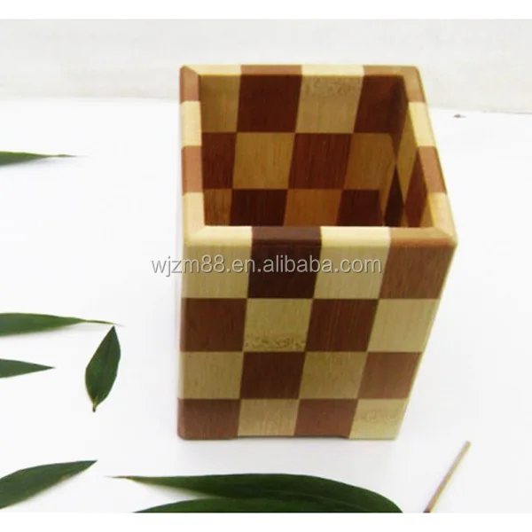 Bamboo Pencil Holder,Custom Wooden Desktop Organizers Wholesale Buy