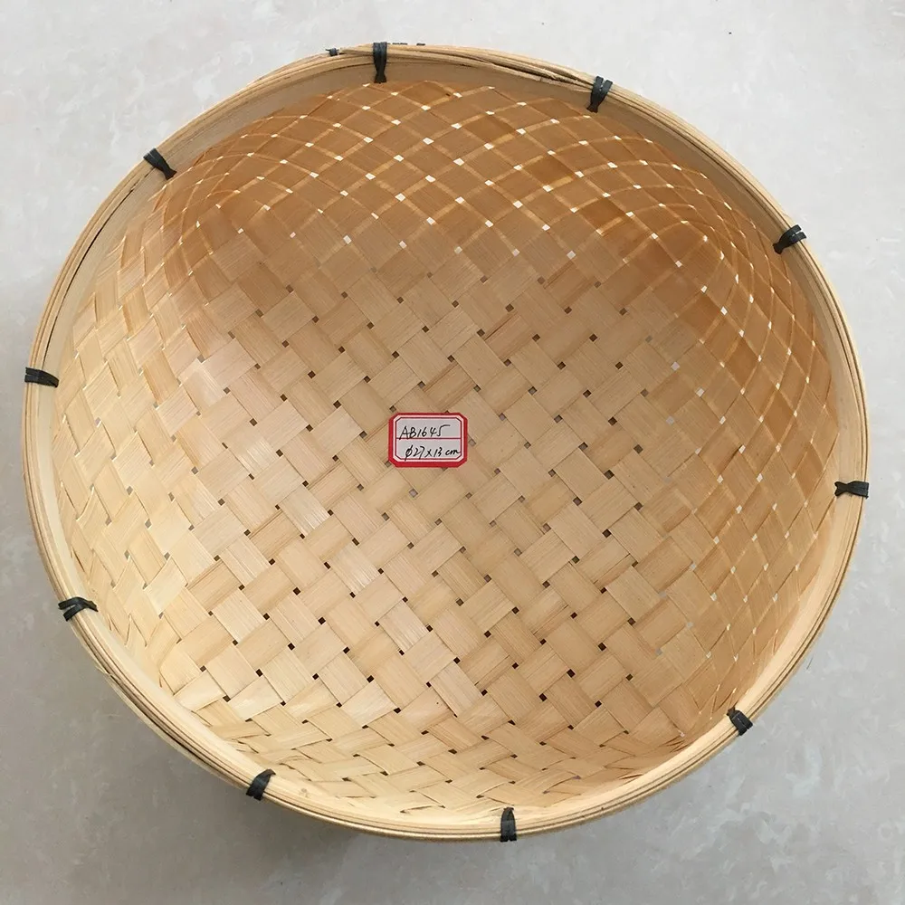 Traditional Shape Natural Color Round Bamboo Sieve - Buy Bamboo Sieve ...