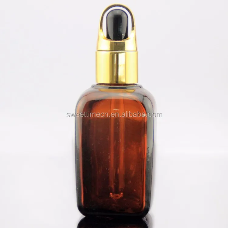 100ml Serum Bottles Empty Amber Square Bottles Ejuice Essence Oil