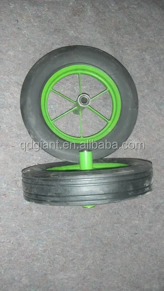 china wheel barrow solid rubber wheels 16inch