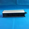 EU power plug with dual USB charger under desk socket /multiple retractable desktop electrical under desk socket outlets