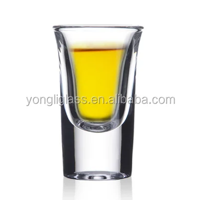 YL-D105 1 ounce shot glass with thick bottom