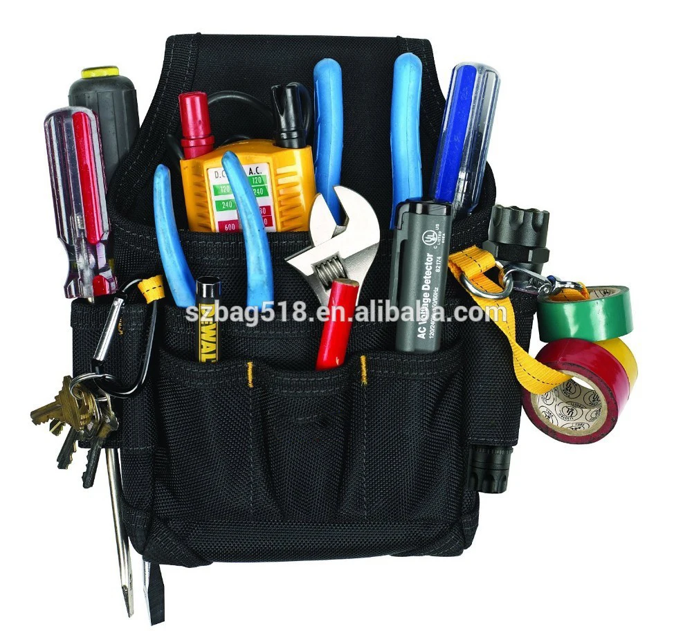 Amazon Hot Selling Custom Small Maintenance Waist Electrician Tool Bag