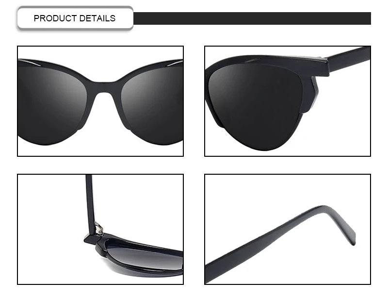 2019 Brand designer cat eye glasses sunglasses cheap custom women Sunglasses