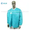 Disposable Nonwoven/Microporous Short Sleeve Lab Coat Waterproof