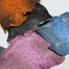 colorful bull frog skin leather for iphone cases