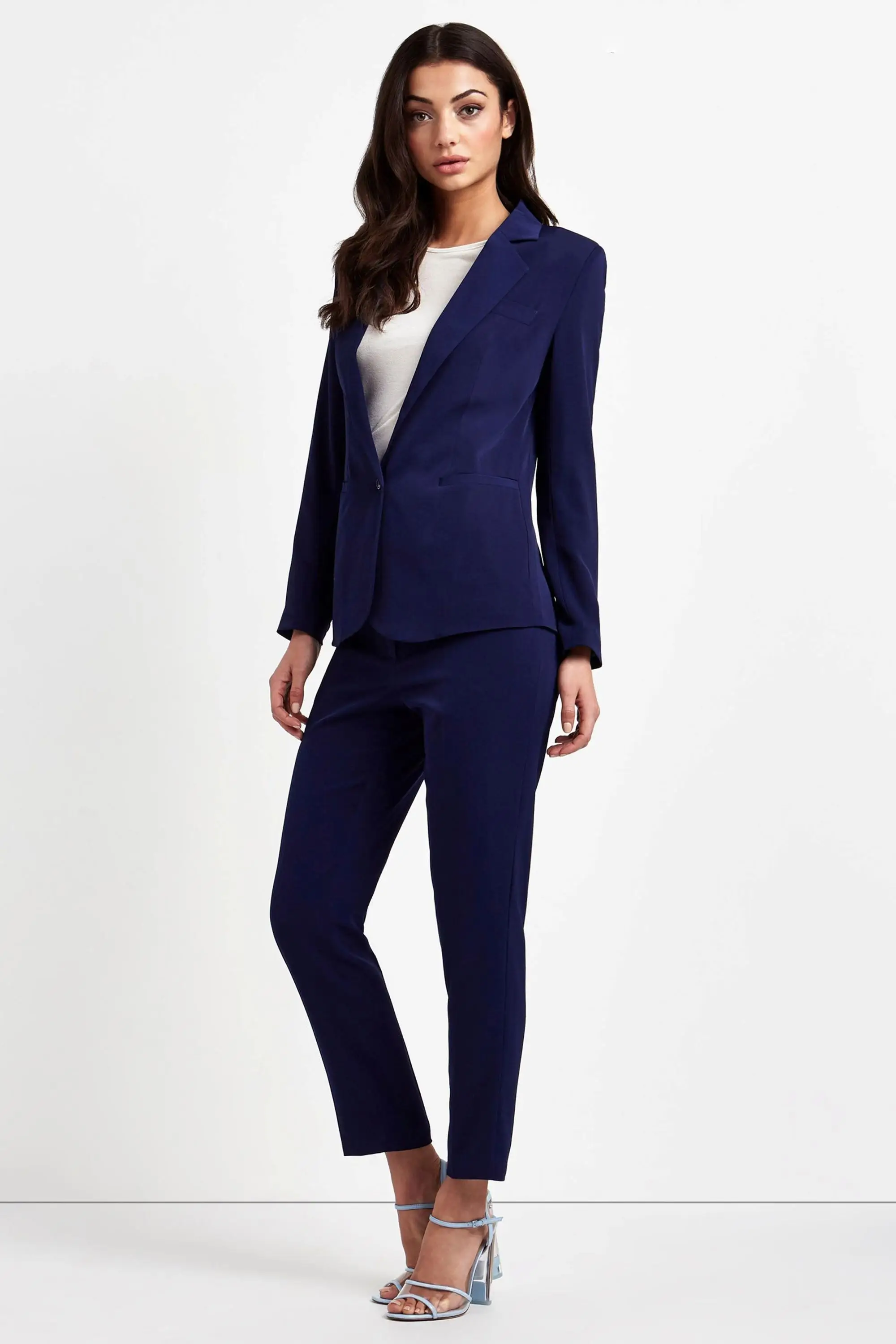 韓国ロイヤルブルーファッションスタイルイタリア女性 3 点オフィススーツアパレル Buy イタリア女性スーツ 女性スリーピースのスーツ 女性のファッションアパレル Product On Alibaba Com
