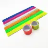 Wholesale Custom Reflective Slap Snap Bracelet, Reflective Slap Snap Band, Reflective Armband