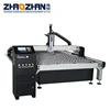 ZHAOZHAN aluminum Structure CNC Plasma Steel Cutting Machine with working table