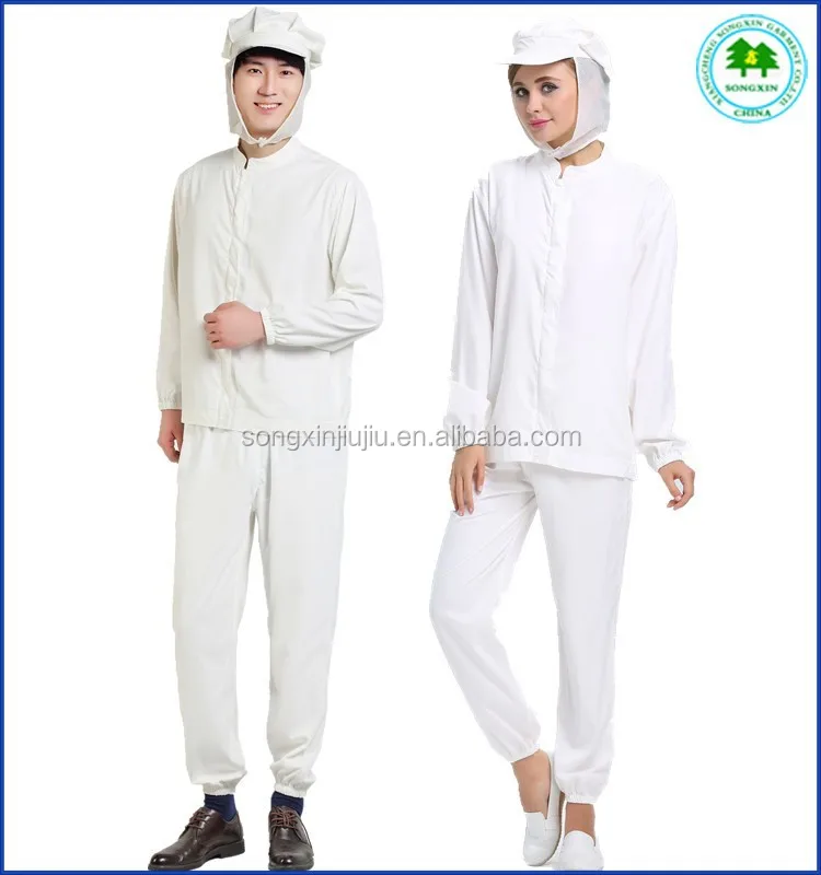 Latest Design Cleanroom Suits Esd Clothing For Food Factories Buy
