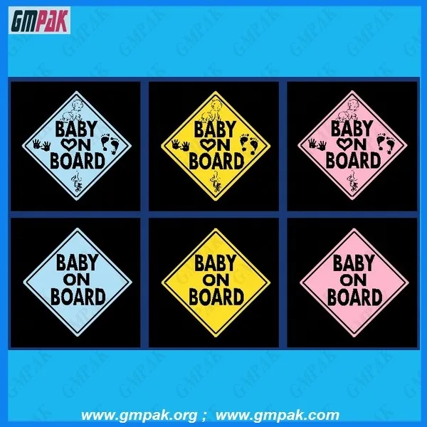 plastic suction cup car window sign for warning