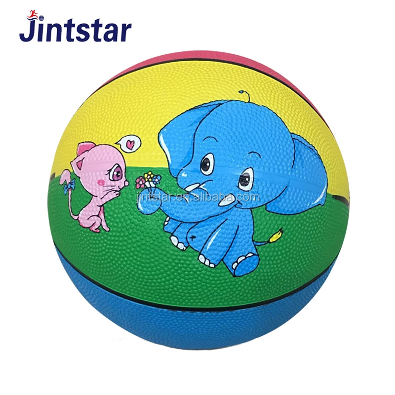Wholesale Custom Mini Rubber Toy Basketballs For Kids Indoor Games
