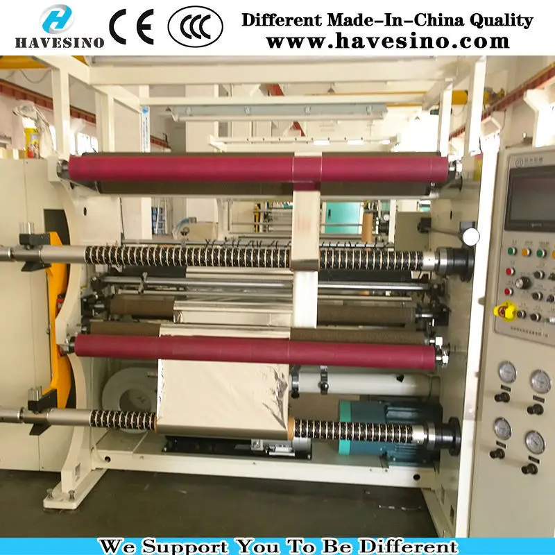 Aluminum Foil Slitter Rewinder Machine Flexible Film Slitting And