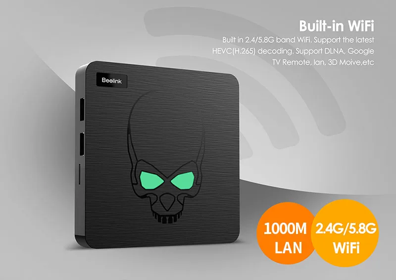 GT-King Android TV Box Fully Loaded Fast Speed Gaming TV Box Android 9.0  4G ram 64G rom Set Top Box