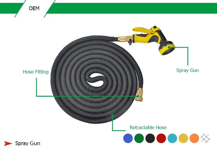 Expandable Garden Hose Spray Nozzle Combo 50 Feet Best Water